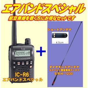 icom ハンディレシーバー　IC-R6 DIAMONDアンテナSRH789 楽天市場】IC-R6 + SRH789 アイコム 広帯域受信 ＋ロッド