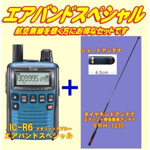 IC-R6メタリックブルー アイコム(ICOM) エアバンドスペシャルセット｜yamamotocq