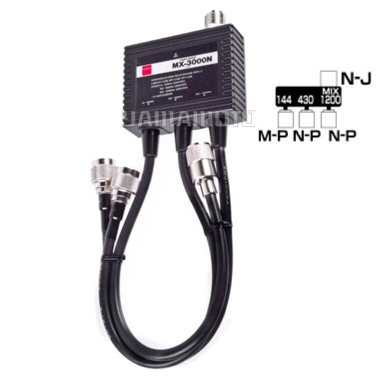 MX3000N トリプレクサー(HF〜144/430/1200MHz) ダイヤモンドアンテナ(第一電...