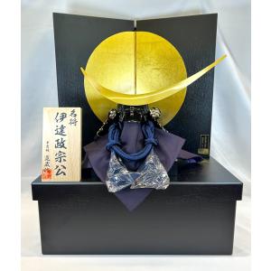 兜 5号 本革金箔小桜 立体大鍬形兜セット 黒塗収納 二曲屏風 収納台付