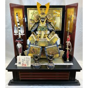 久月 五月人形 5月人形 ケース 入り 鎧飾り 鎧 コンパクト 飾り ミニ