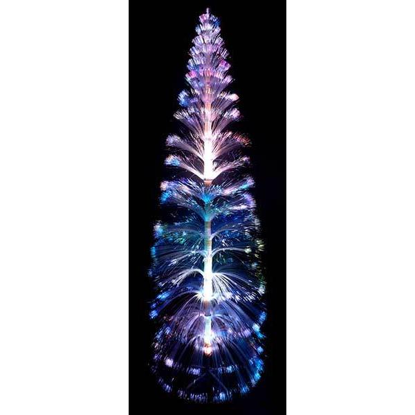 クリスマスツリー クリスタルファイバーツリー(マルチ)180cm WG-0626 LED ファイバー...