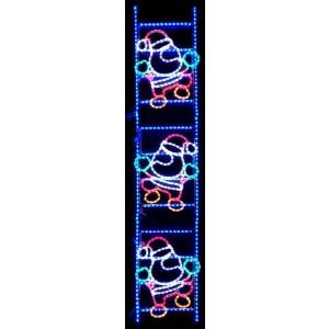 LEDサイクリングサンタ イルミネーション 電飾 サンタクロース