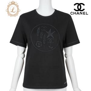 CHANEL シャネル ココマーク スター 刺繍 Tシャツ XS 黒 CHANEL シャネル ココマーク スター 刺繍 Tシャツ XS 黒
