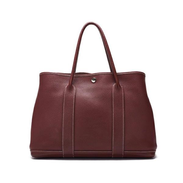 HERMES エルメス ガーデンパーティPM トートバッグ ネゴンダ ルージュアッシュ　Rouge ...