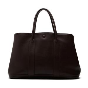 HERMES エルメス ガーデンパーティTPM トートバッグ スイフト ハバナ（シルバー金具）ボスト...