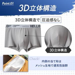 ボクサーパンツ 6枚 セット 抗菌防臭 吸汗速...の詳細画像3