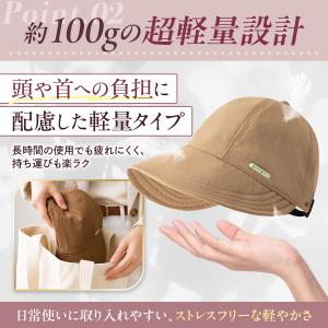 自転車 ヘルメット 女性用 帽子型 ハット型 ...の詳細画像4
