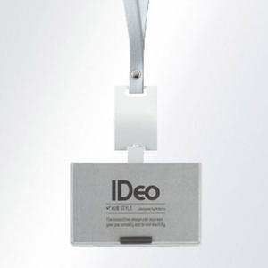 KOKUYO（コクヨ） IDカードホルダー【牛革】白 IDeo HUBSTYL [ネーム