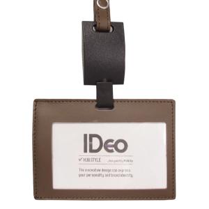 KOKUYO（コクヨ） IDカードホルダー【牛革】黒 IDeo HUBSTYL [ネーム