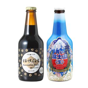 Far Yeast Brewing 青い富士山ビール 桔梗信玄 Kuromitsu Black 各1本セット 信玄餅ビール 青いビール 富士山ビール クラフトビール お取り寄せ｜yamanashi-online