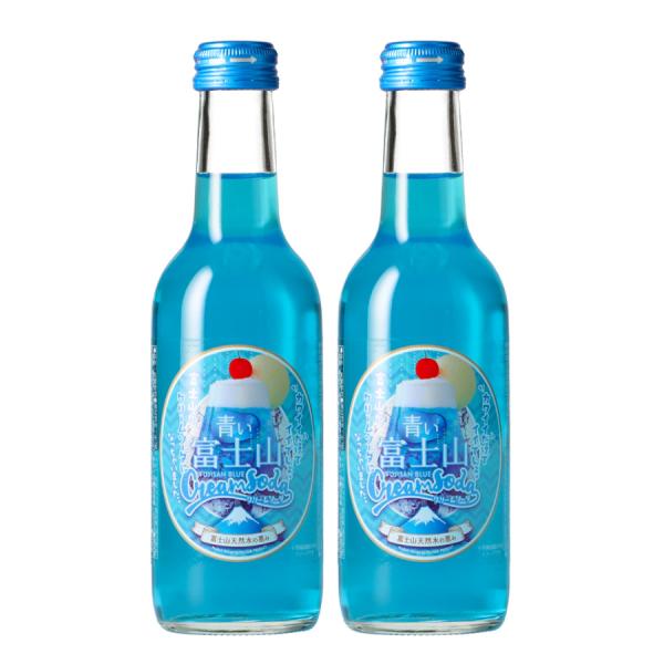 青い富士山クリームソーダ 2本 ギフトセット 推し色 推し活 プレゼント お土産 富士山プロダクト ...