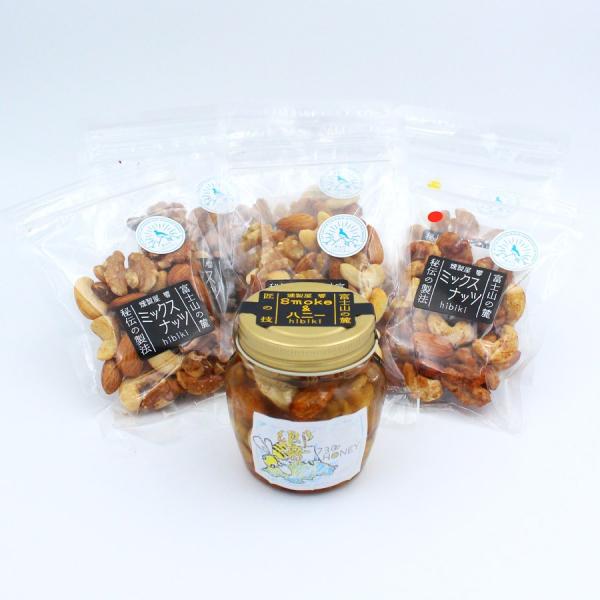 色々な味が楽しめるミックスナッツセット ナッツ堪能セット（プレーン・塩・たれ）ハニーナッツ 非常食 ...