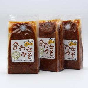 オオカミ印のたばみそ 合わせ味噌 3個セット 丹波山味噌｜yamanashi-online