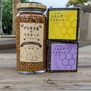 ぴりまる家のマスタード 食べ比べセット 国産マスタード 満点青空レストラン紹介 和からし 粒マスタード 笛吹マスタード工房  テレビ紹介 お取り寄せ