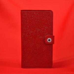印伝スマホケース 赤(iPhone6/6s専用...の詳細画像1