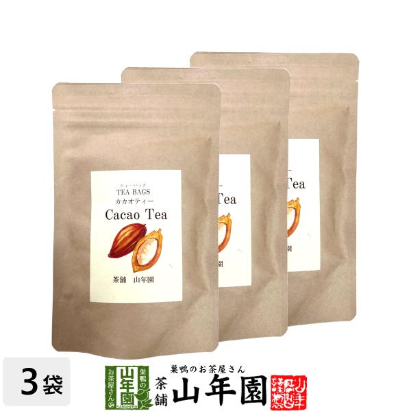 お茶 健康茶 メキシコ産 カカオティー 30g（2g×15包）×3袋セット