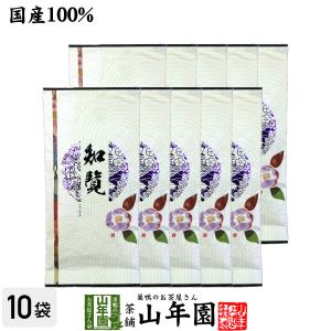 お茶 日本茶 煎茶 知覧茶 100g×10袋セット 送料無料｜yamaneen