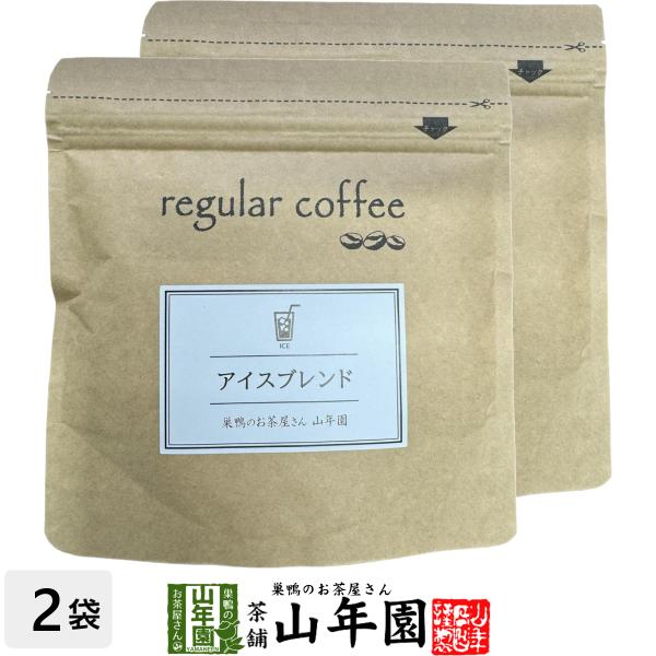 レギュラーコーヒー アイスブレンド 100g×2袋セット コーヒー豆