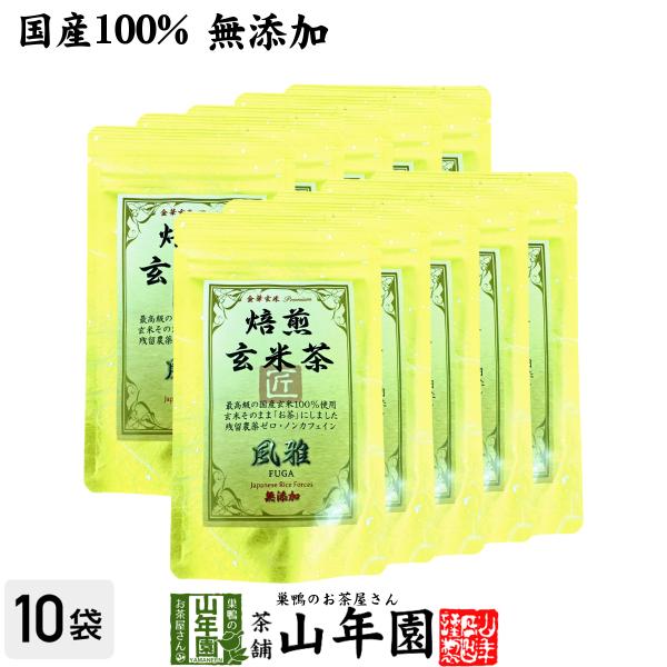 お茶 日本茶 玄米茶 焙煎玄米茶 風雅 ティーパック 7g×10パック×10袋セット 送料無料