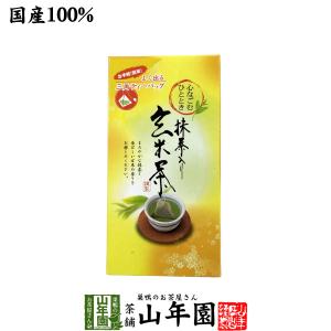 お茶 日本茶 玄米茶 5g×20パック ティーバッグ ティーパック 送料無料｜yamaneen