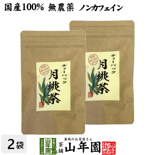 健康茶 国産100% 月桃茶 2g×20パック×2袋セット ティーパック ノンカフェイン 沖縄県産 ...