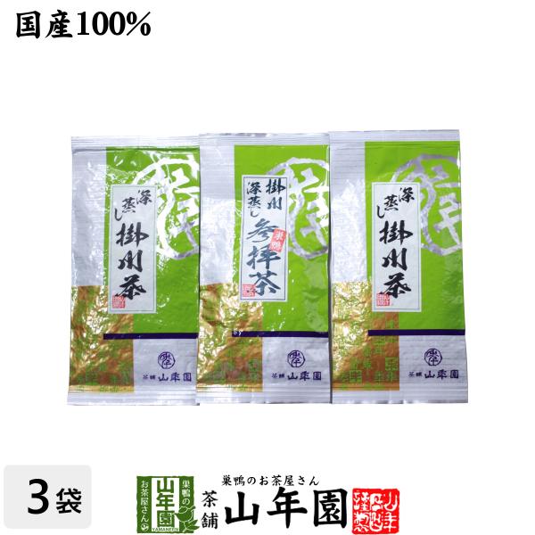 お茶 日本茶 煎茶 参拝茶100g×1袋+掛川深蒸し茶100g×2袋セット 送料無料