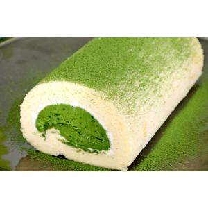 スイーツギフト 高級抹茶ロールケーキカット 約...の詳細画像3