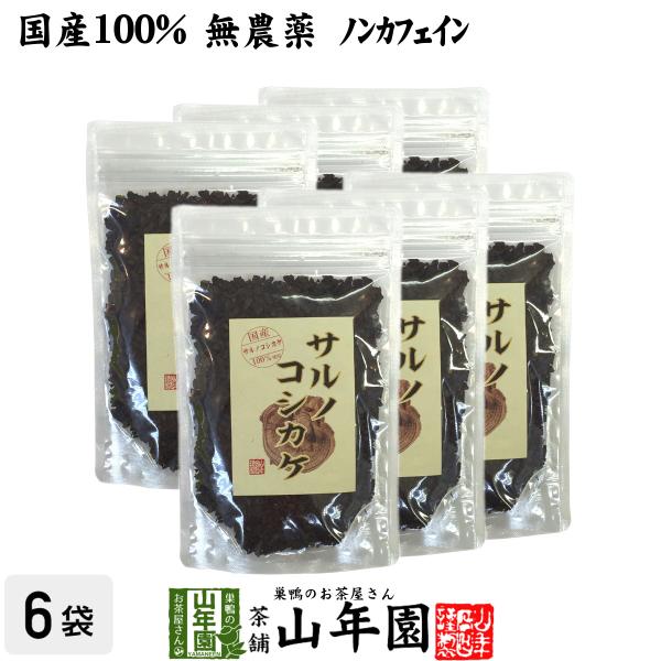 健康茶 国産100% サルノコシカケ茶 70g×6袋セット 宮崎県産 ノンカフェイン 無農薬 送料無...