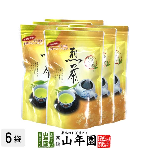 お茶 日本茶 煎茶 やぶ北茶 5g×20パック×6個セット やぶきた 徳用 送料無料
