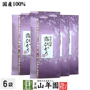 日本茶 お茶 茶葉 静岡 掛川 露ひかり 100g×6袋セット｜yamaneen