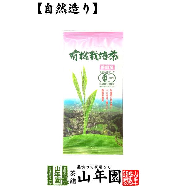 日本茶 お茶 茶葉 静岡産 有機栽培茶 100g 送料無料