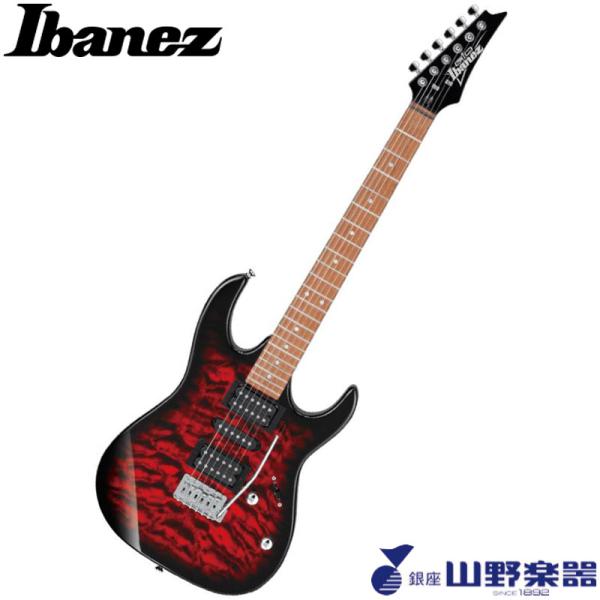Ibanez エレキギター GRX70QA-TRB / Transparent Red Burst