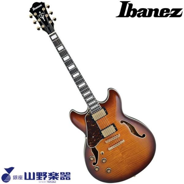 Ibanez 左用エレキギター AS93FML-VLS / Violin Sunburst