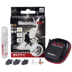 ALPINE HEARING PROTECTION イヤープラグ(耳栓) NEW MusicSafe Pro / BLK ブラック｜yamano-gakki