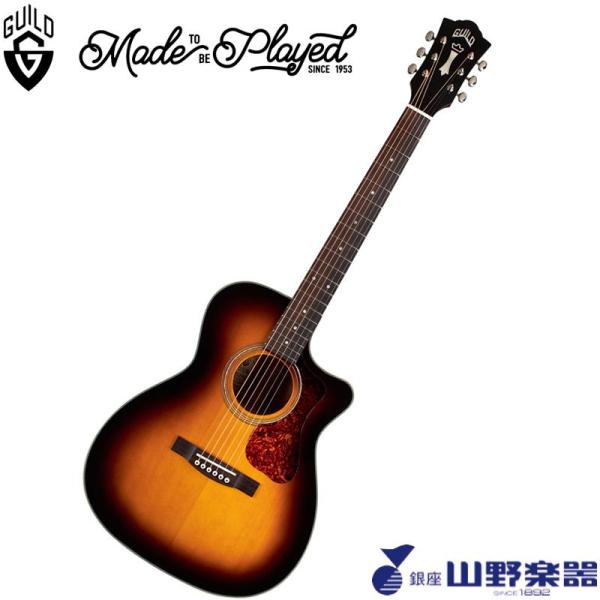 GUILD エレアコギター OM-140CE / Antique Burst