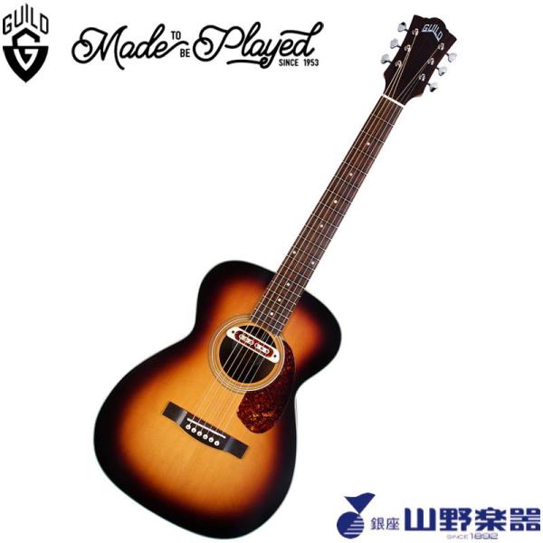 GUILD エレアコギター M-240E TROUBADOUR / Vintage Sunburst