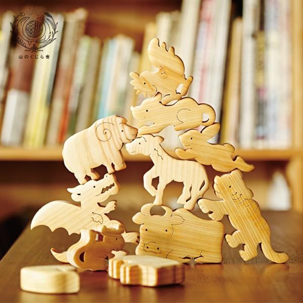 【木のおもちゃ 十二支パズル】名入れ 型はめ 積み木 動物 赤ちゃん 知育玩具 木製玩具 0歳 1歳...