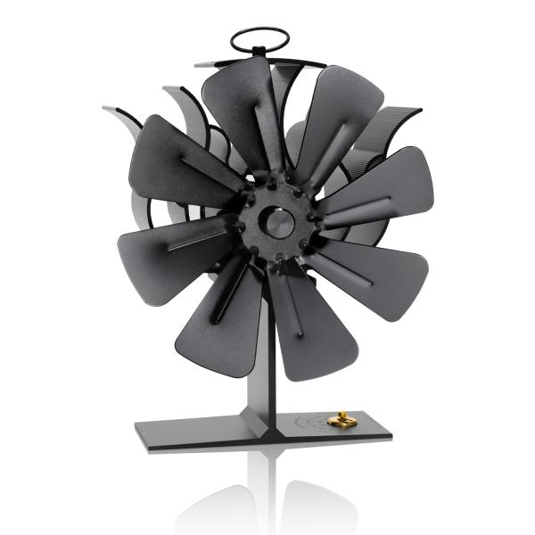 2024新デザイン ストーブファン エコファン 灯油ストーブファン 薪ストーブ 省エネ 電源不要 空...