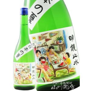 お中元 2026 ギフト 明鏡止水 めいきょうしすい   純米 日本の夏 720ml 長野県 大澤酒...