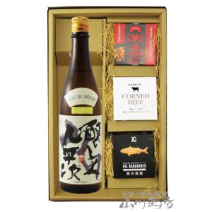 父の日 2026 ギフト 日本酒 おつまみセット 醸し人九平次 かもしびとくへいじ 純米大吟醸 山田錦 720ml＋ 缶詰おつまみ 3種セット 要冷蔵