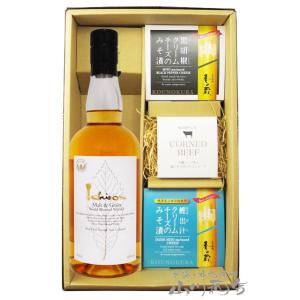 ウイスキー おつまみセット イチローズ モルト＆グレーン ウイスキー ホワイトラベル 700ml +...