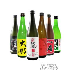 日本酒 純米吟醸 家飲みセット（日本酒 720ml 6本 南 寒紅梅 ロ万 宮