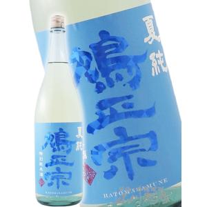 父の日 お中元 2026 ギフト 鳩正宗   はとまさむね   特別純米 夏純 オーシャンブルー 1800ml   青森県 鳩正宗株式会社 日本酒