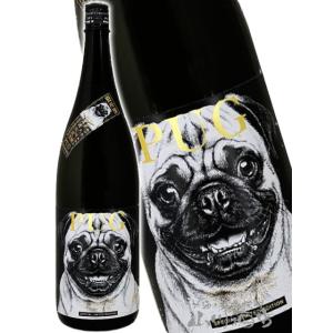 お花見 2026 ギフト PUG パグ 純米大吟醸 無濾過生原酒 ブラック・パール 1800ml 岐阜県 林本店 日本酒 要冷蔵