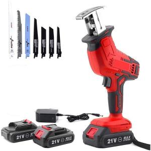 レシプロソー電動のこぎり21V充電式無段変速コ�