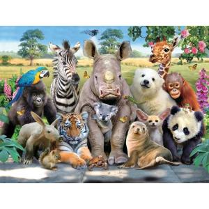 3D ジグソーパズル【野生の動物たち】500ピース