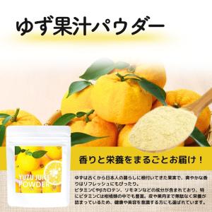 高知県産 ゆず果汁パウダー(40g)| ゆず ...の詳細画像4