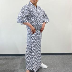 寝巻き 浴衣 男性 綿100% 二重ガーゼ S...の詳細画像4