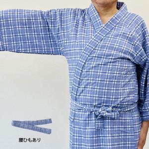 寝巻き 浴衣 男性 日本製 冬 中綿 キルト ...の詳細画像5